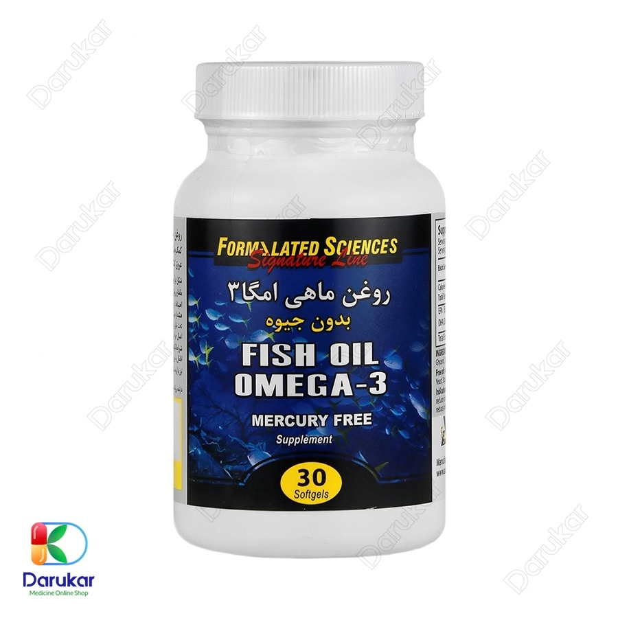 کپسول روغن ماهی امگا 3 فرمولیتد ساینسز