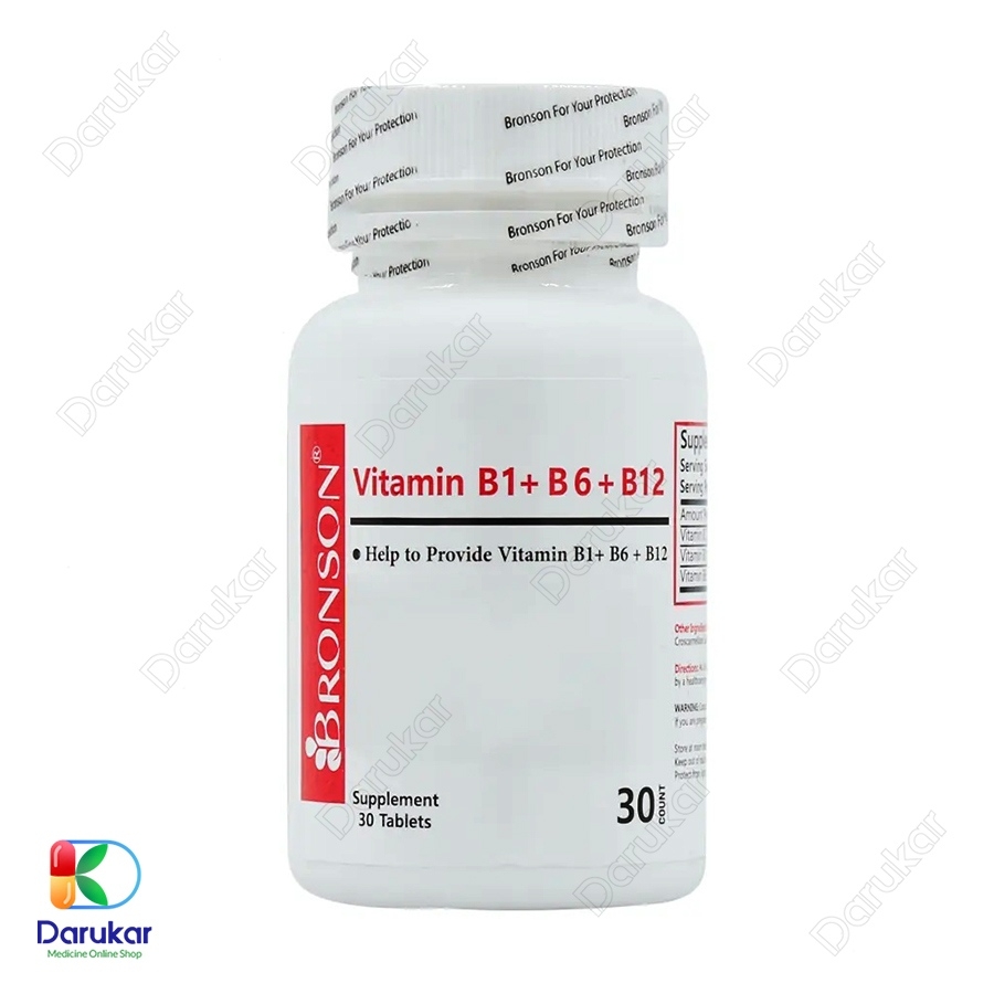 قرص ویتامین B1 و B6 و B12 برونسون 