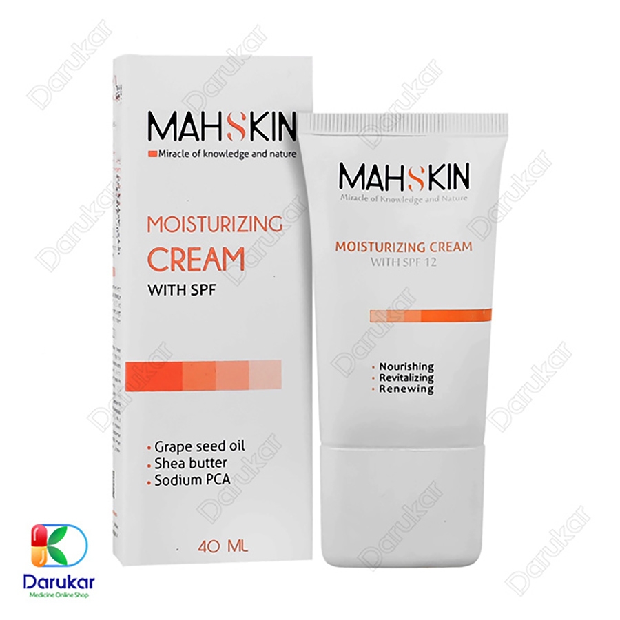 کرم مرطوب کننده حاوی SPF 12 مه اسکین