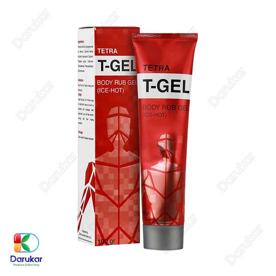 ژل ماساژ تترا تی ژل زرین دارو
