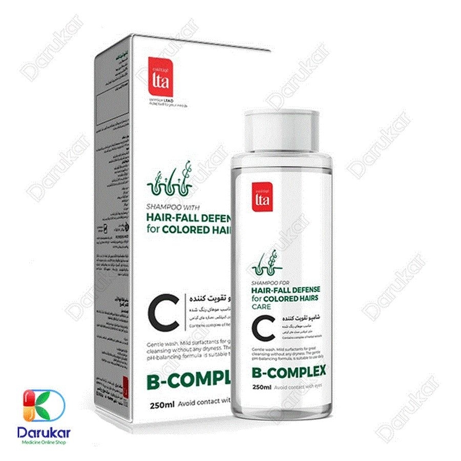 شامپو تقویت کننده موهای رنگ شده استتیک التا مدل C 