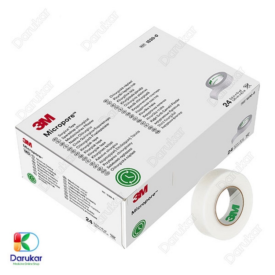 چسب پانسمان تری ام مدل Micropore رنگ سبز