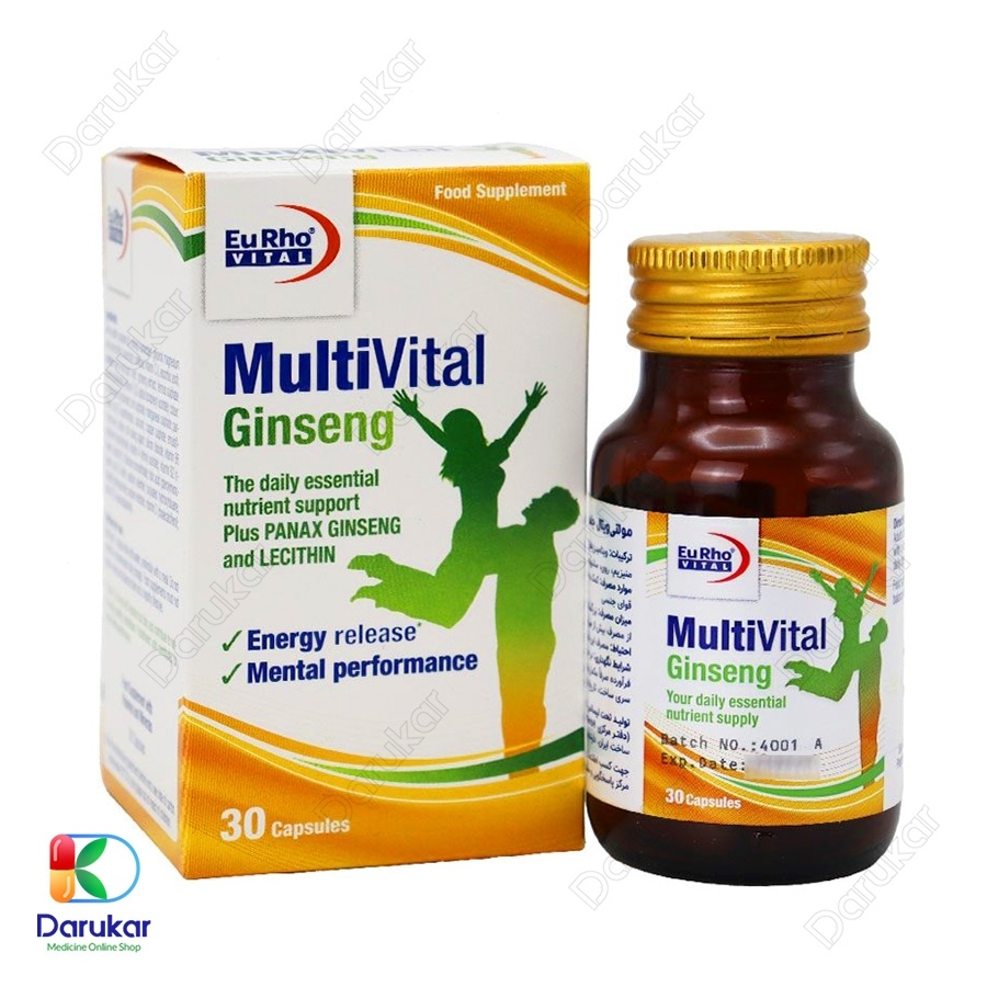 کپسول مولتی ویتال جنسینگ