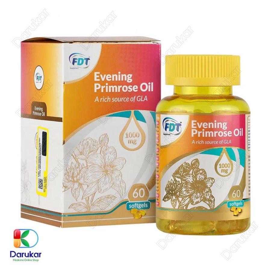 سافت ژل روغن گل مغربی 1000 میلی‌گرم فرنوش داروطب