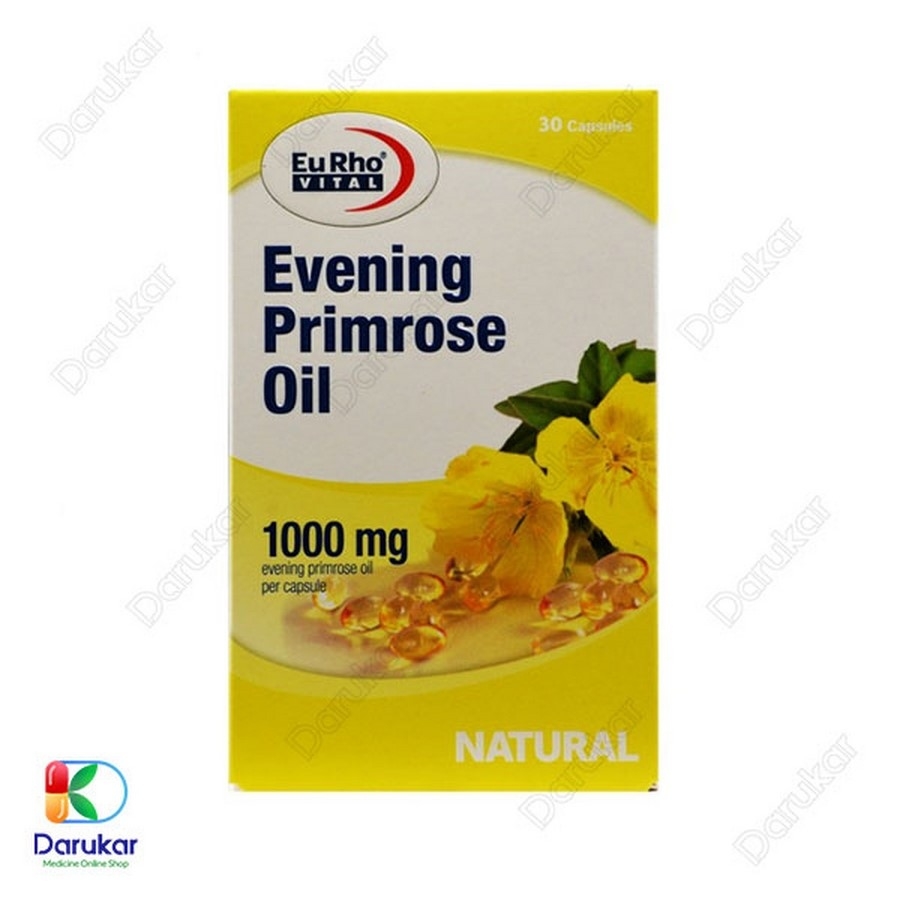 کپسول روغن گل مغربی  1000 میلی گرم یوروویتال