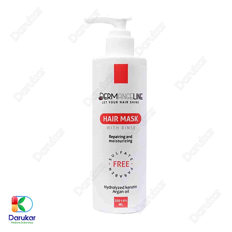 ماسک مو مناسب موهای آسیب دیده و رنگ شده درم انجلین