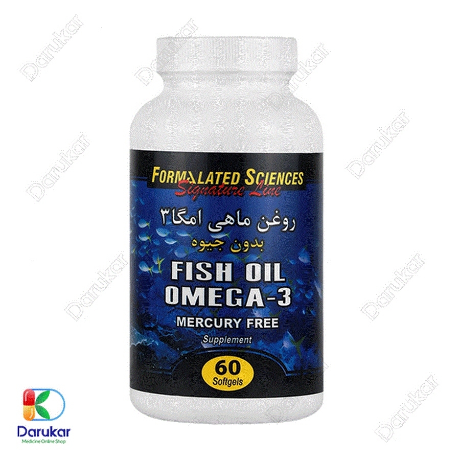 کپسول روغن ماهی امگا 3 فرمولیتد ساینسز - 60 عدد