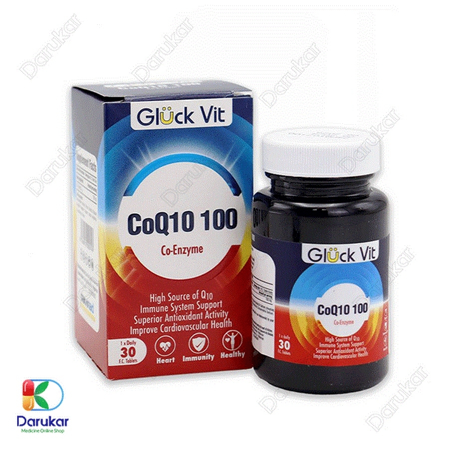 قرص کوکیوتن گلوک ویت 100mg