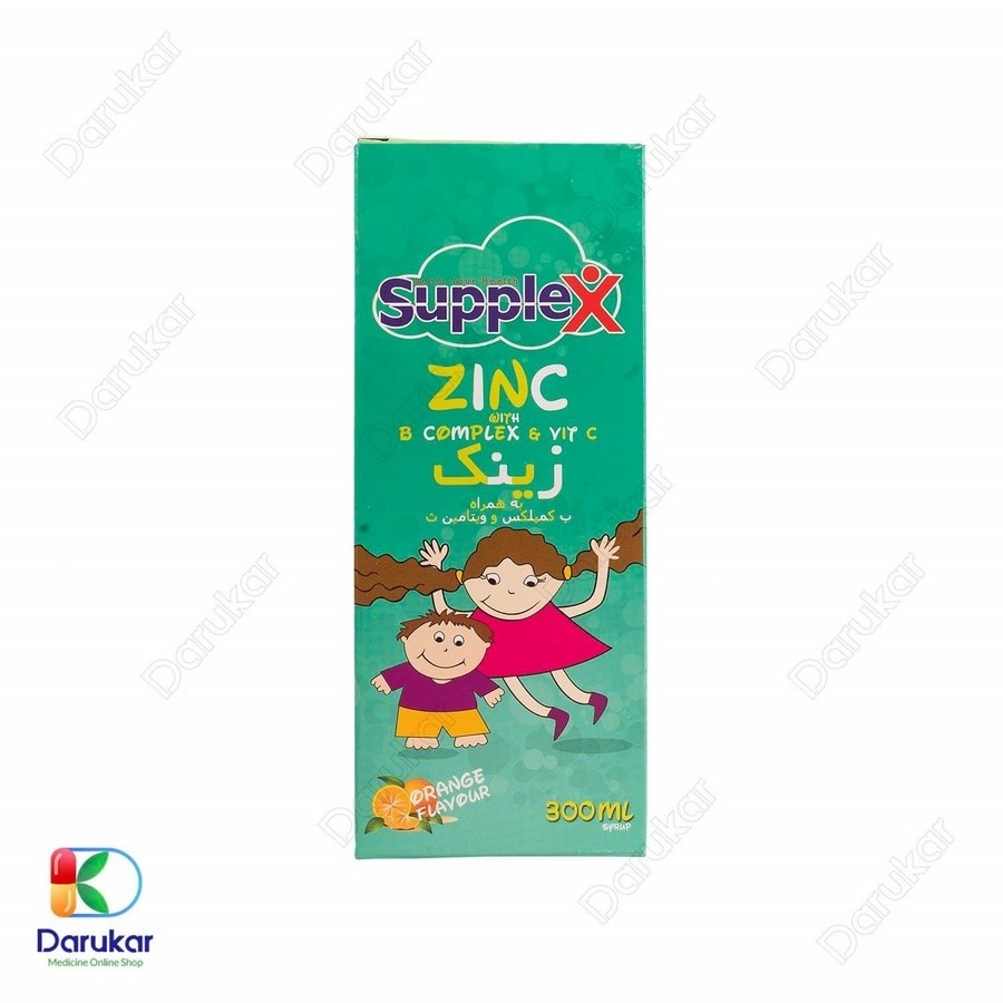 شربت زینک همراه ب کمپلکس و ویتامین C ساپلکس