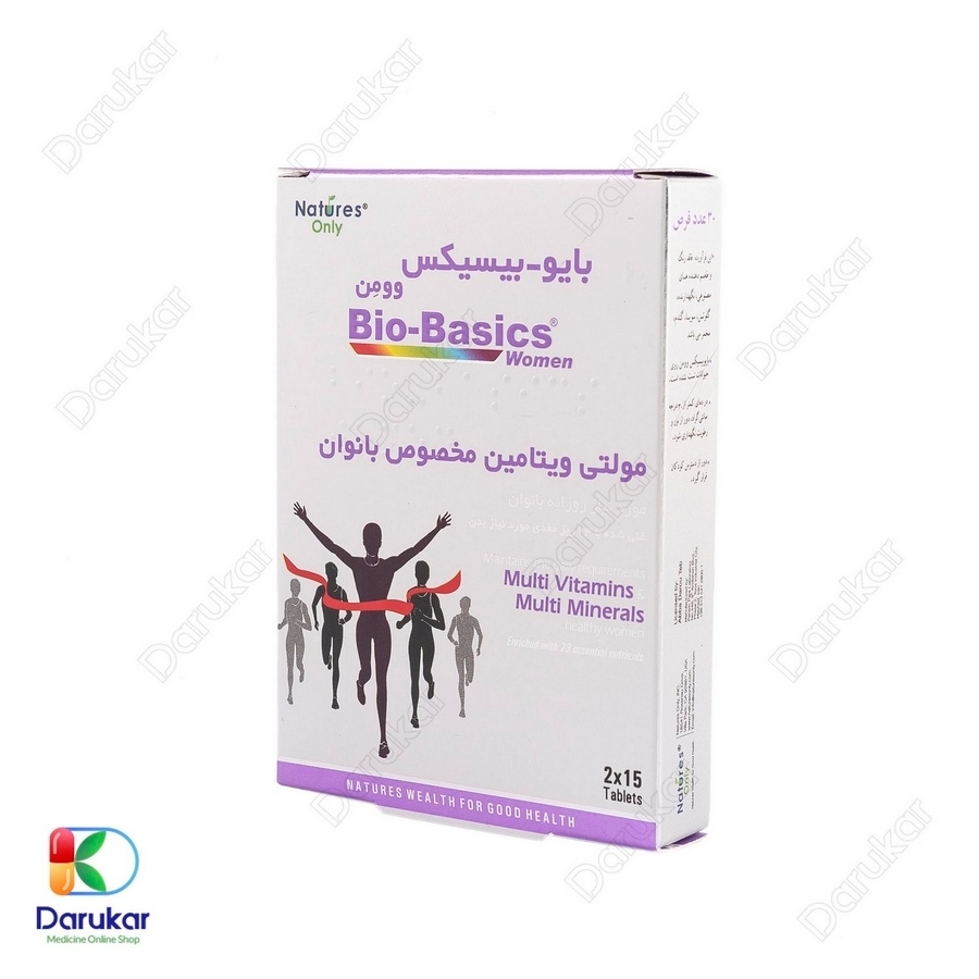 قرص مولتی ویتامین بایو بیسیکس بانوان نیچرز اونلی