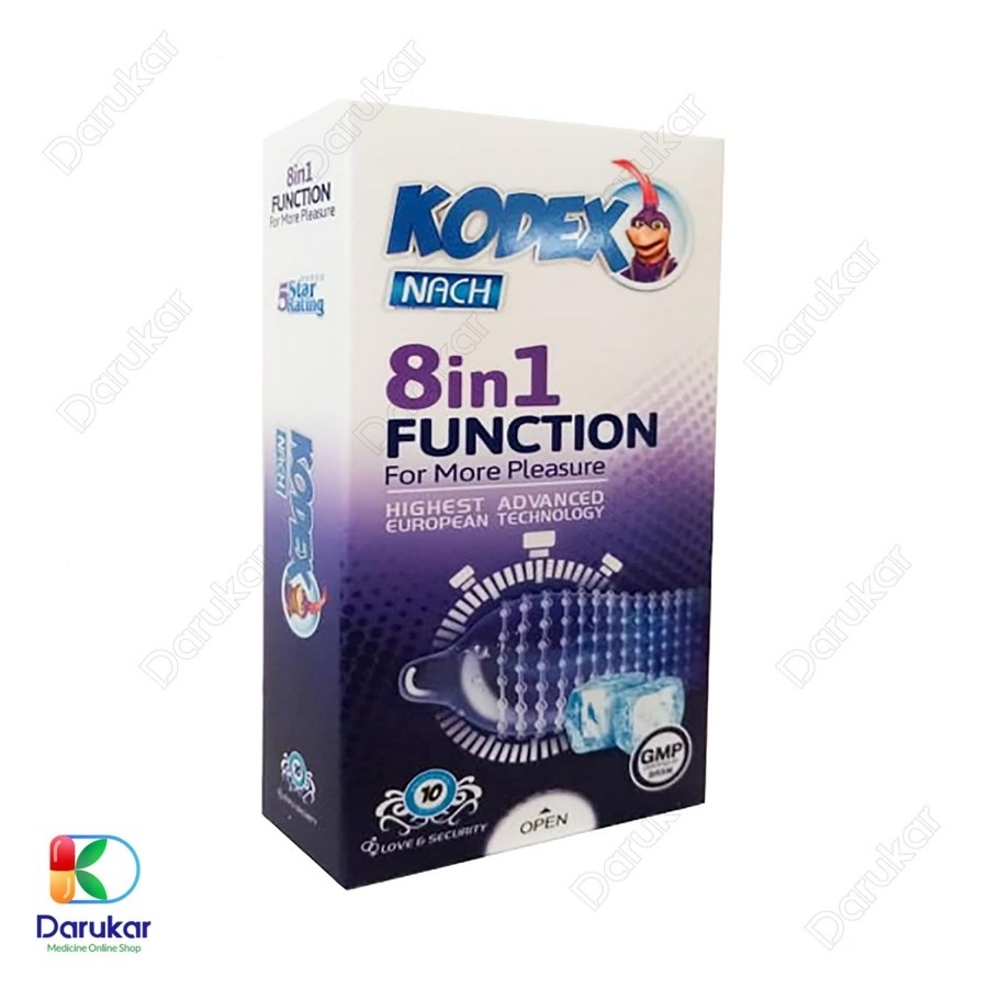 کاندوم تاخیری 8 در 1 فانکشن کدکس