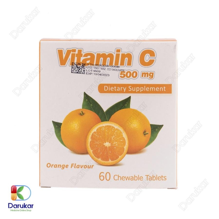 قرص جویدنی ویتامین ث 500 میلی گرم سیمرغ دارو عطار