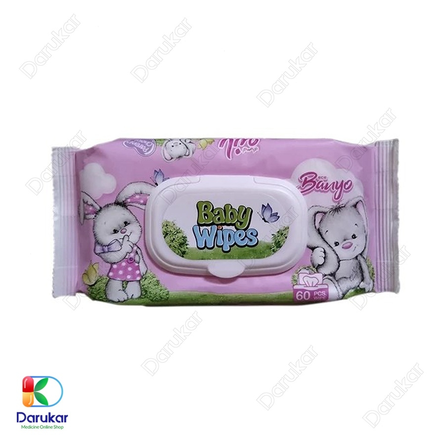 دستمال مرطوب کودک بانیو مدل Baby Wipes 
