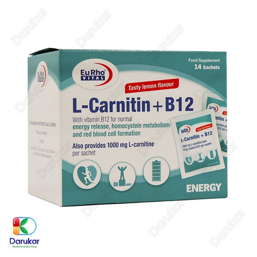ساشه ال کارنیتین پلاس B12 یوروویتال
