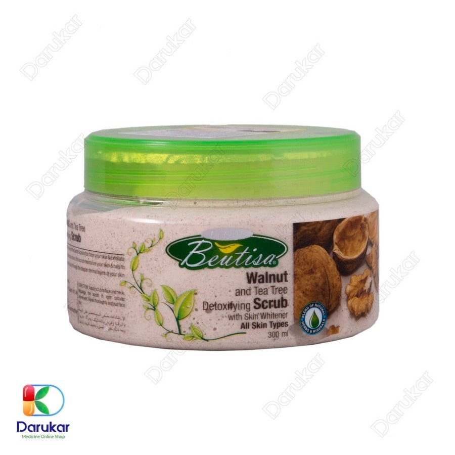 اسکراب لایه بردار گردو و درخت چای بیوتیسا