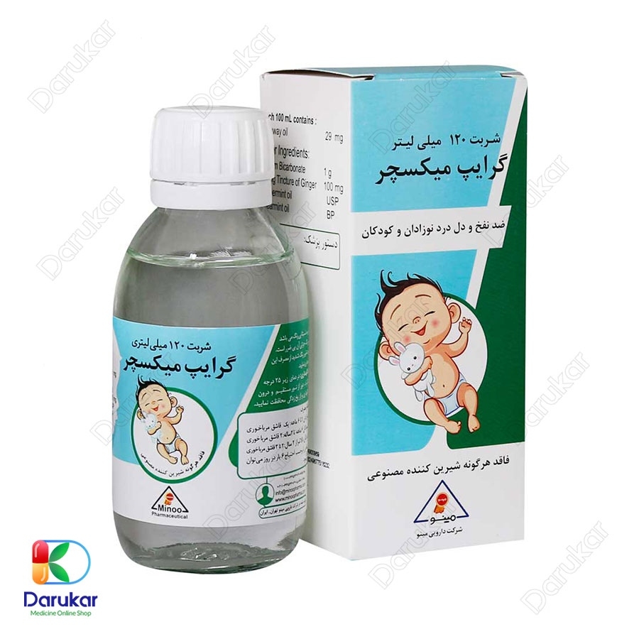شربت گرایپ میکسچر مینو