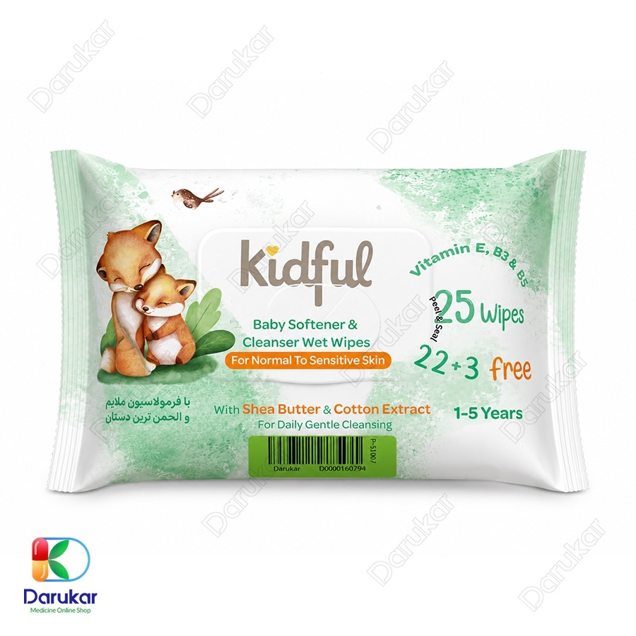 دستمال مرطوب کودک کیدفول