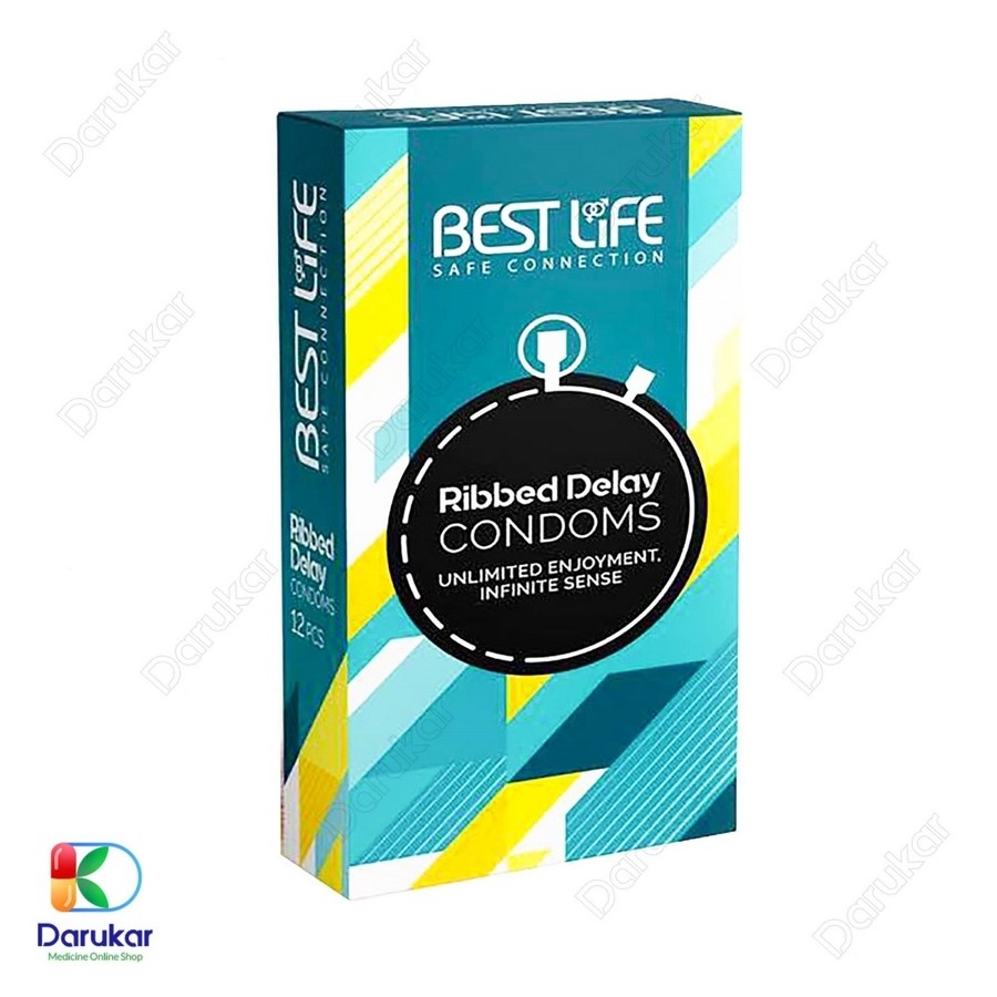 کاندوم بست لایف مدل Ribbed Dealy 