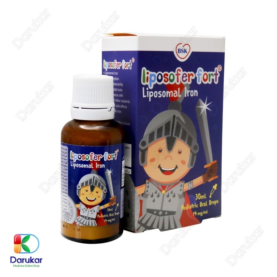 قطره خوراکی آهن لیپوزوفر فورت بی اس کی 