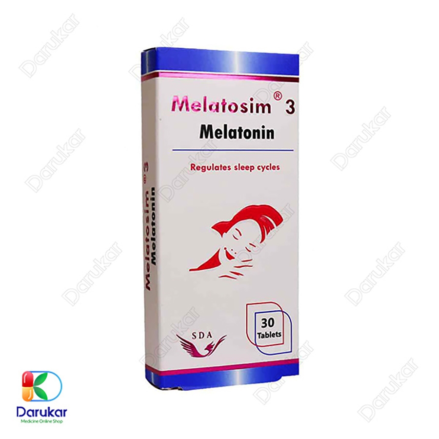 قرص ملاتونین 3 میلی گرم سیمرغ دارو عطار