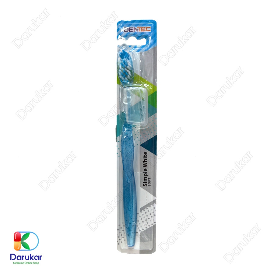 مسواک دن تک مدل Simple White با برس نرم کد D1.01