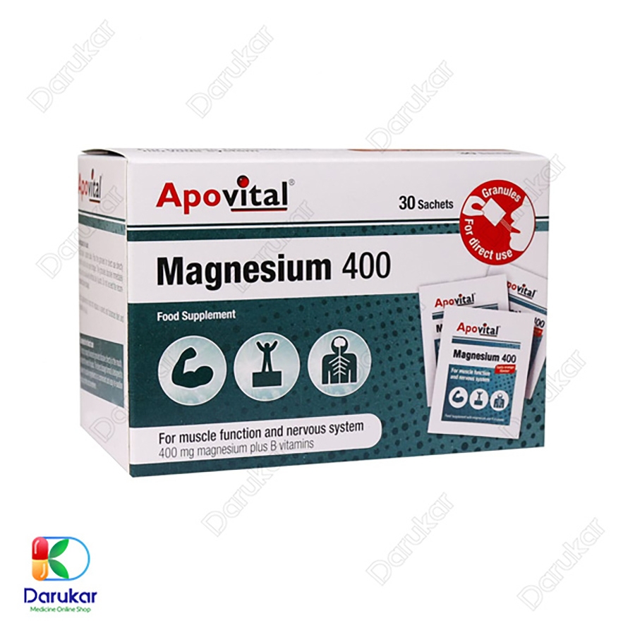 ساشه منیزیم 400 آپوویتال