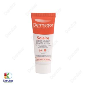 Dermagor Sunscreen Cream SPF50 Oil Free 3x1 Action Image Gallery 1