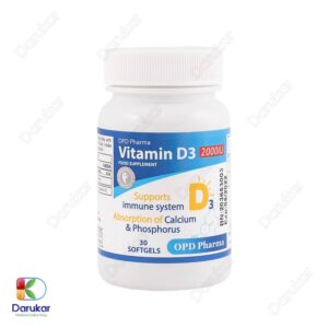 OPD Pharma Vitamin D3 2000 IU Image Gallery