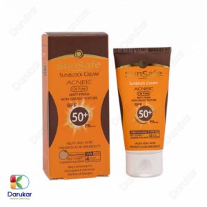 Sunsafe Acneic Sunscreen Cream Natural Beige