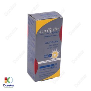 Sunsafe Acti Sun spf40 Oil free For Men Image Gallery 1