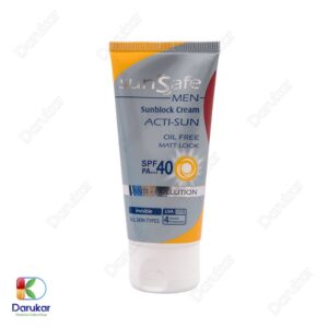 Sunsafe Acti Sun spf40 Oil free For Men Image Gallery