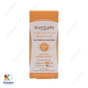 Sunsafe Sensi Fluid No Chemical Sunscreen SPF50 Image Gallery