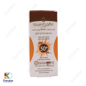 Sunsafe Whitening Sunscreen Cream Light Beige Image Gallery