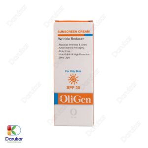 oligen sunscreen cream wrinkle reducer for oily skin spf30