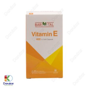 Barivital Vitamin E 400 IU 30 Softgels Image Gallery