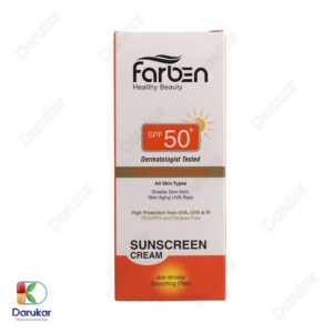Farben Healthy Beaty Anti Aging Pritection Sunscreen Cream SPF 50 Image Gallery