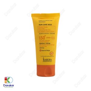 Kareba Mineral Sunscreen Cream For Oily Combination Skin Natural Beige Image Gallery 1