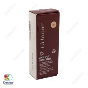La Farrerr Anti Spot Sunscreen for Normal to Dry Skin SPF40 Image Gallery