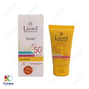 Liesel Sunsel Dry And Normal Skin Sunscreen Cream SPF50 T2