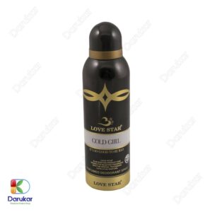 Love Star Perfumed Deodorant Gold Girl Spray Image Gallery
