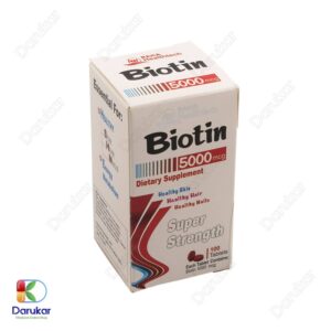 Raha Dietary Supplement Biotin 5000 mcg Image Gallery 2