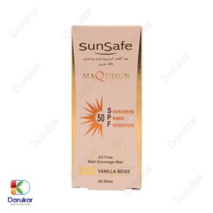Sunsafe Maquisun Spf50 Sunshield Cream Vanilla baige