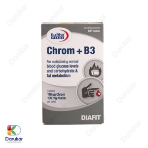 قرص کروم + ویتامین B3 یوروویتال
