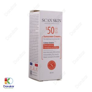 Scan Skin Sunscreen Cream For Oily And Acne Prone Skin SPF50 Image Gallery 1