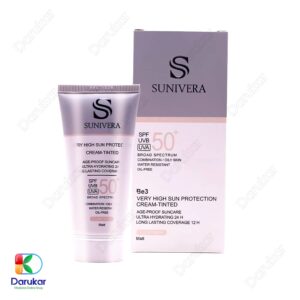 Sunivera Tinted Sunscreen SPF 50 Cream For Oily Skin Image Gallery