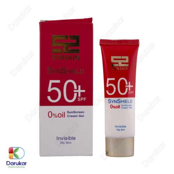 کرم ژل ضدآفتاب ساین اسکین مدل ساین شیلد مناسب پوست چرب با SPF50