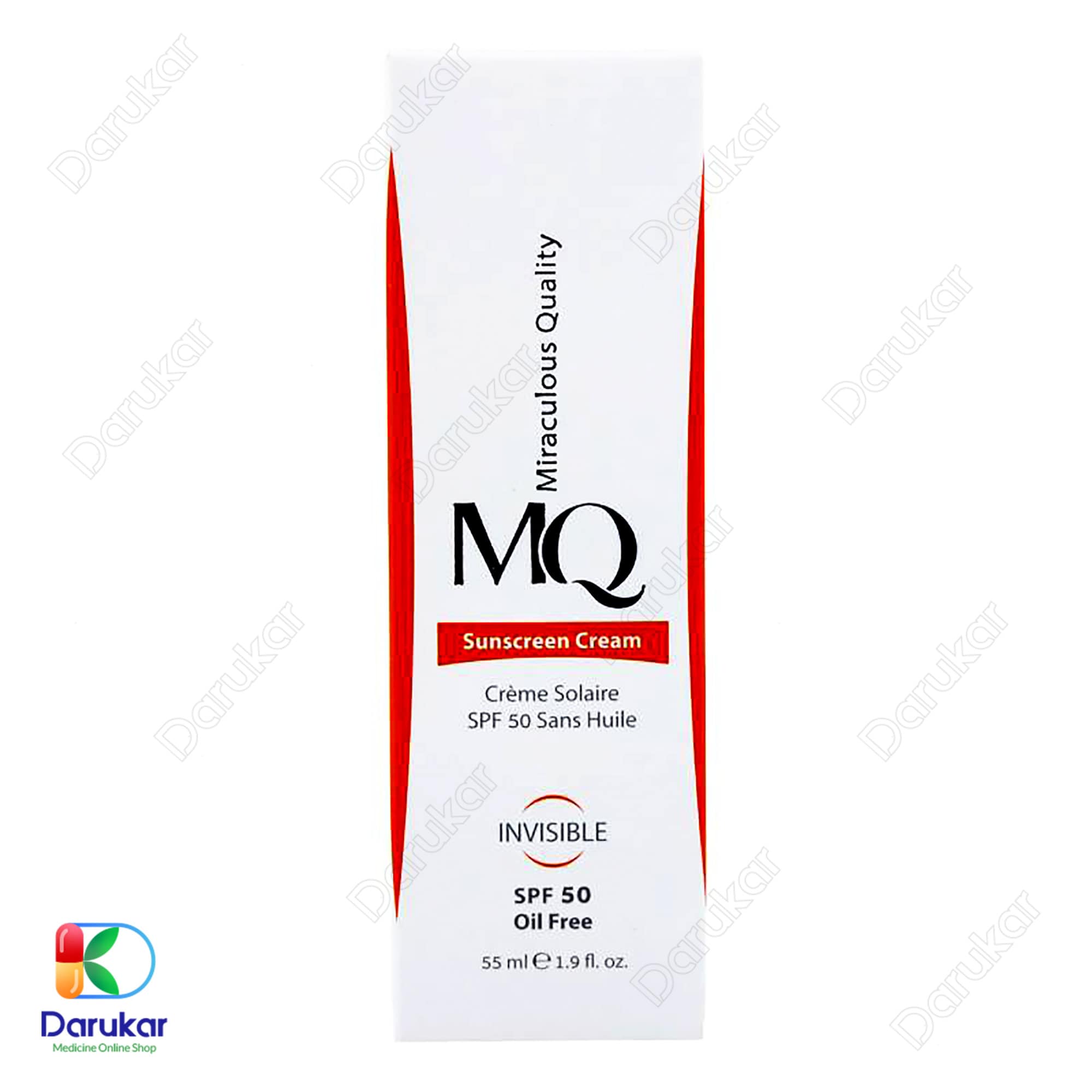 MQ Sunscreen Cream Oil Free SPF50 1