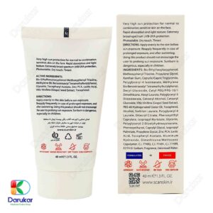 Scan skin sunscreen cream For Normal To Combination Skin 40 ml 3