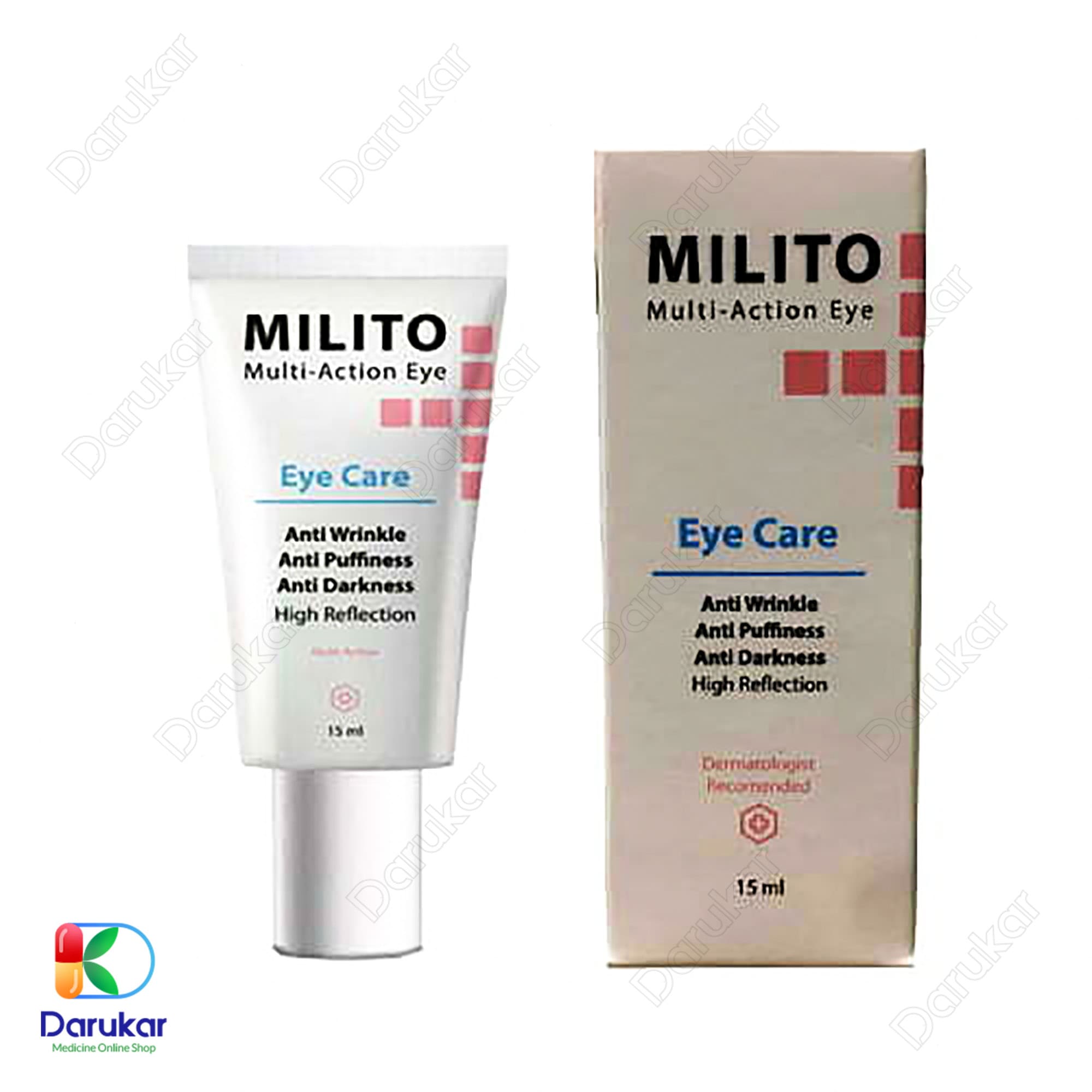 Milito Multi Action Eye Care Cream 15 ml 2