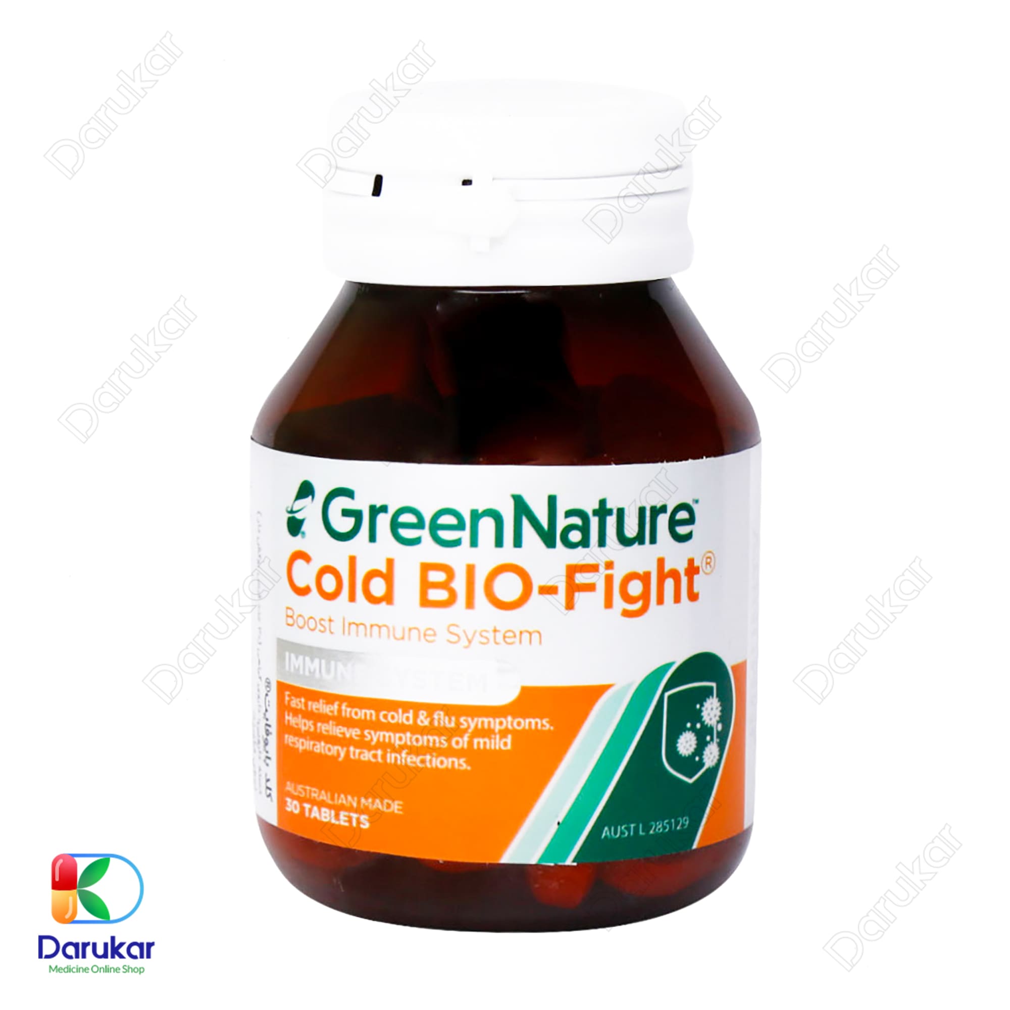 Green Nature Cold BioFight Tablets 30 Tabs 1
